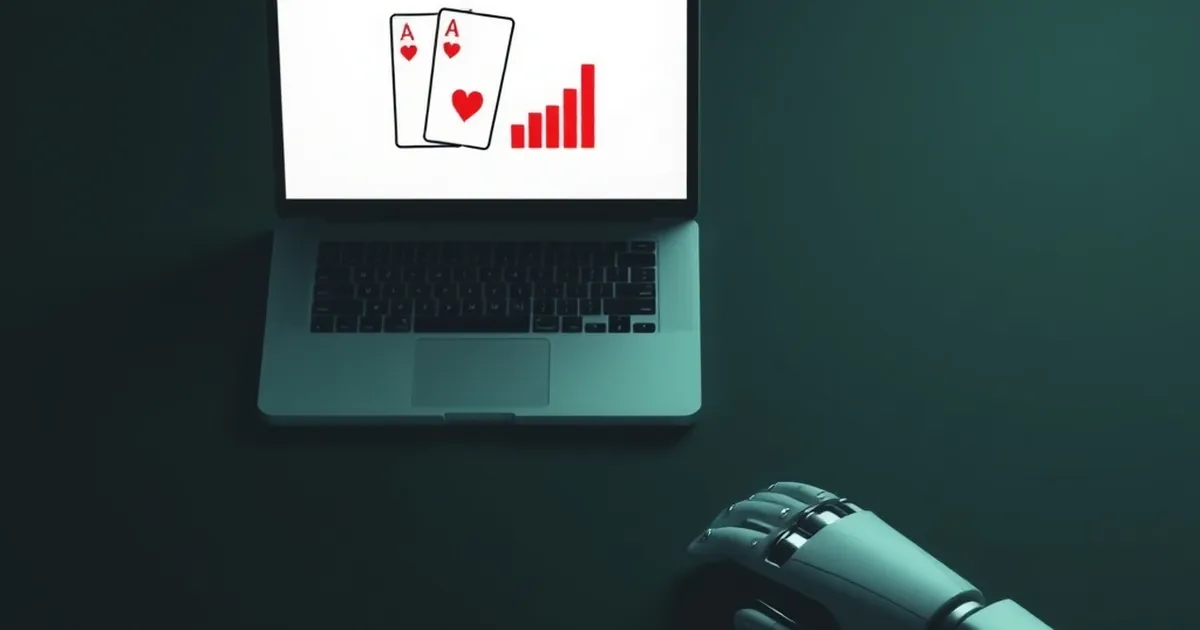 Poker bots bluff 17% less after a losing session